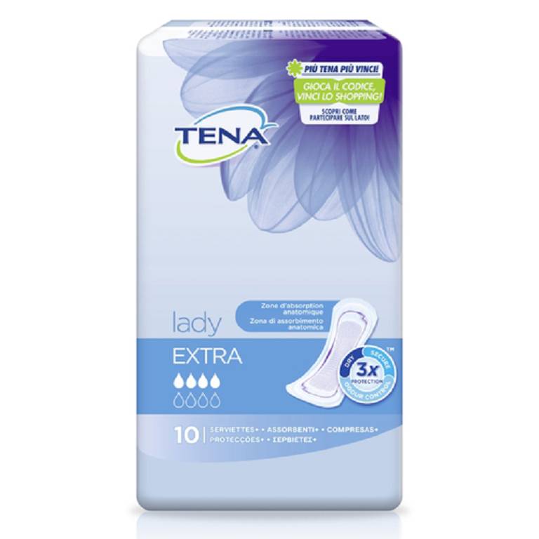 absorbent tena lady extra x10
